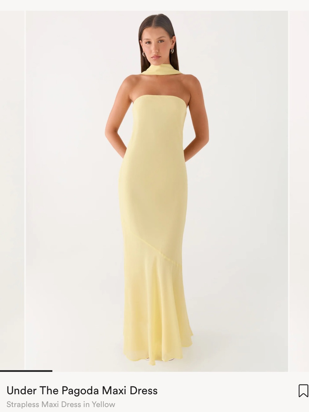 Peppermayo Yellow Maxi Dress